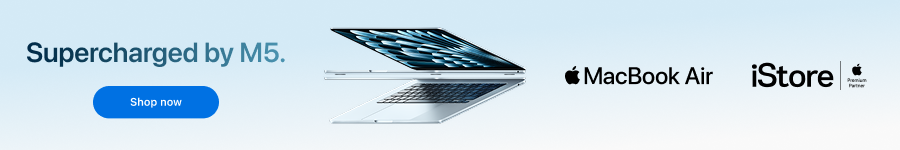 iStore MacBook Air M5 — Sticky Footer 900x150