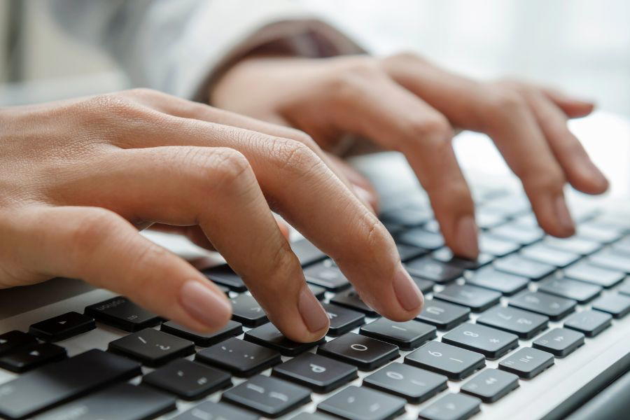student researching entry requirements for distance learning