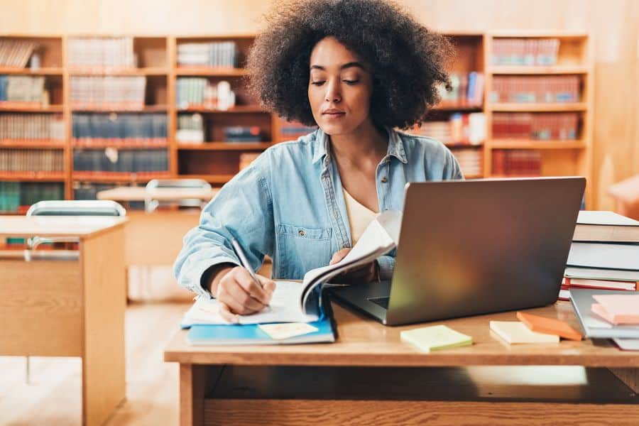 university student applying for funding