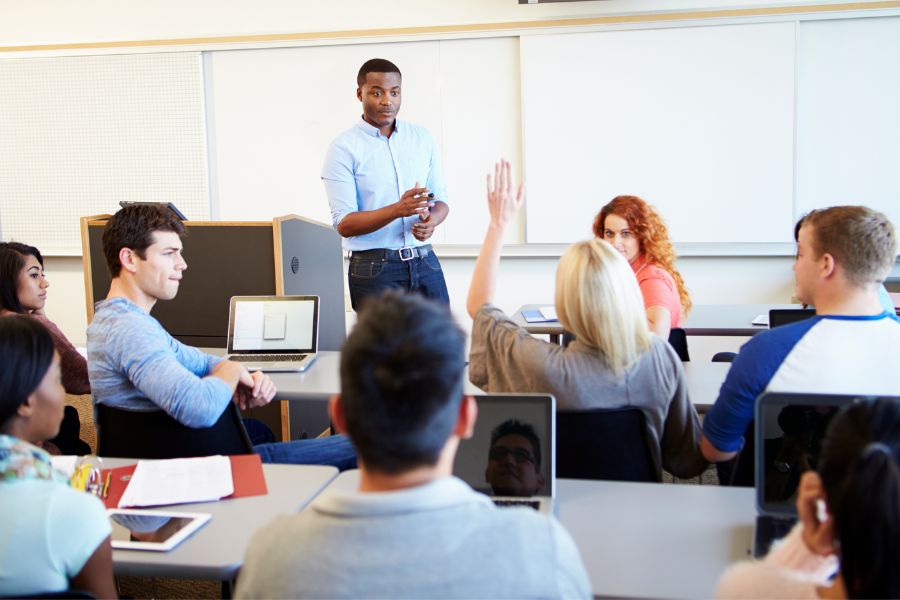 government worker practicing teaching after acquiring funza lushaka bursary