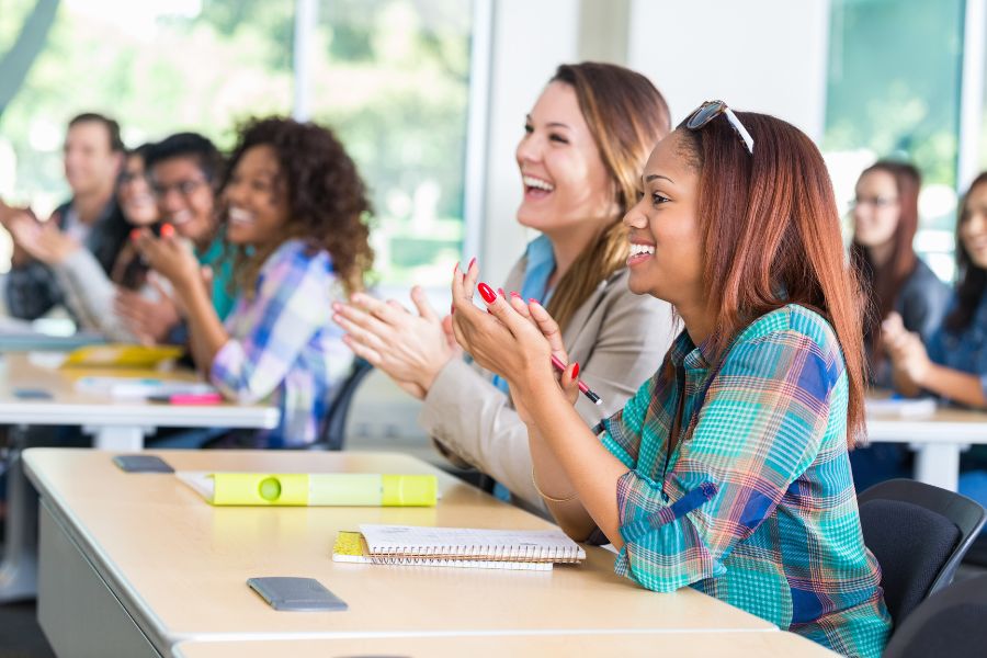 students attending classes at tvet colleges