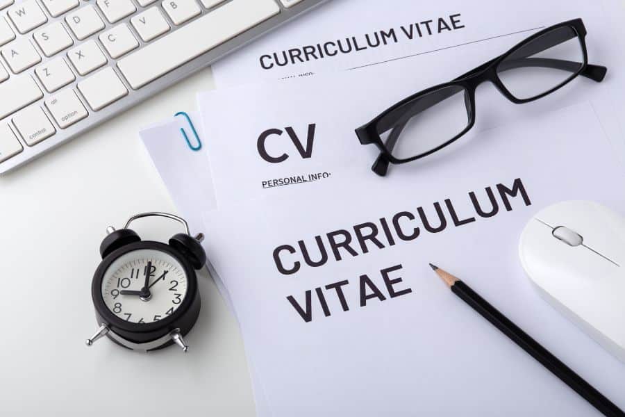 student working online as an online english teacher