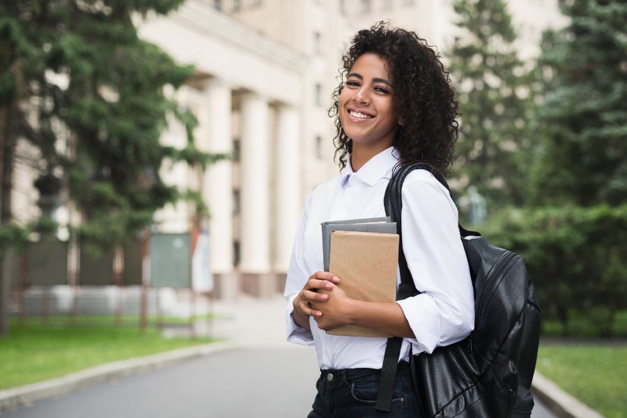 student handing in funza lushaka bursary application