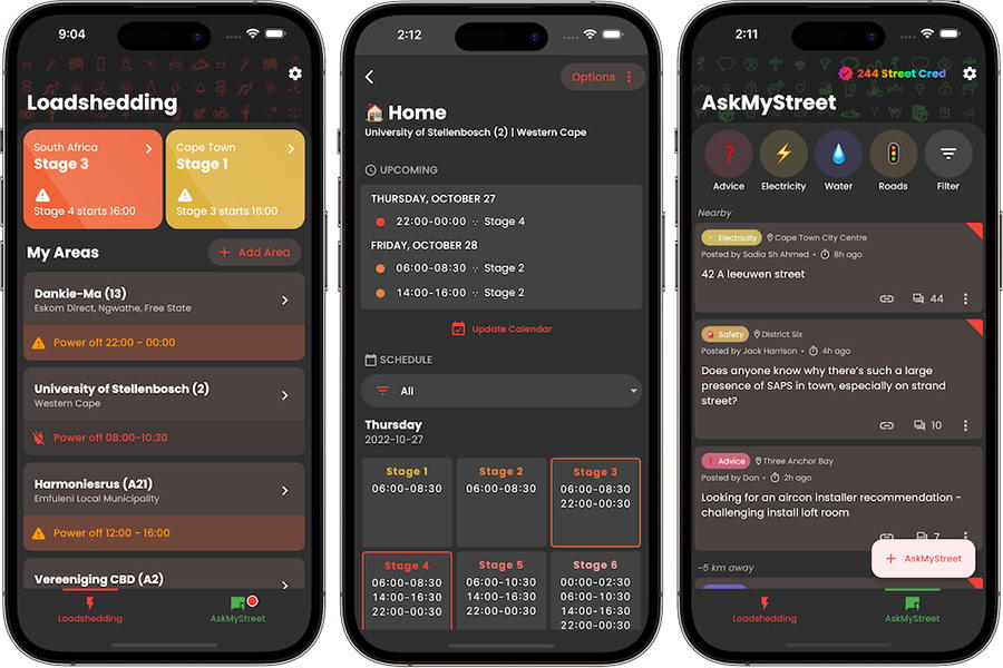 EskomSePush App Screen