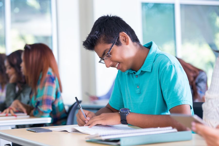 learner writing supplementary exam after failing matric exams
