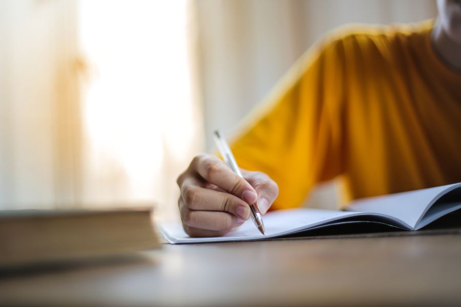 learner writing matric finals